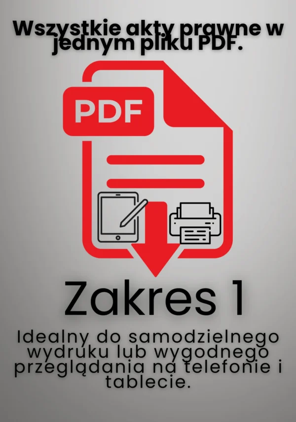 PDF Akty Prawne - Zakres 1 [PROMOCJA!]