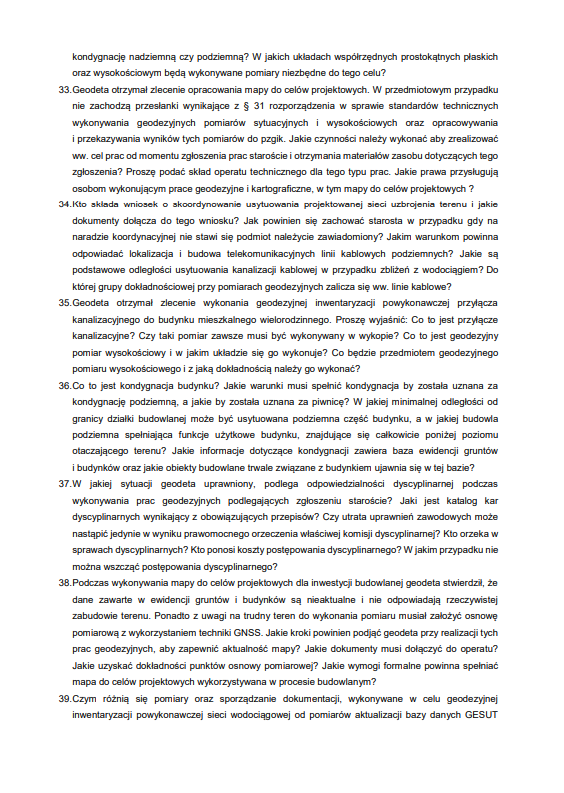 Baza Opracowanych Pytań GUGiK 2025 – Zakres 1 - obrazek 8
