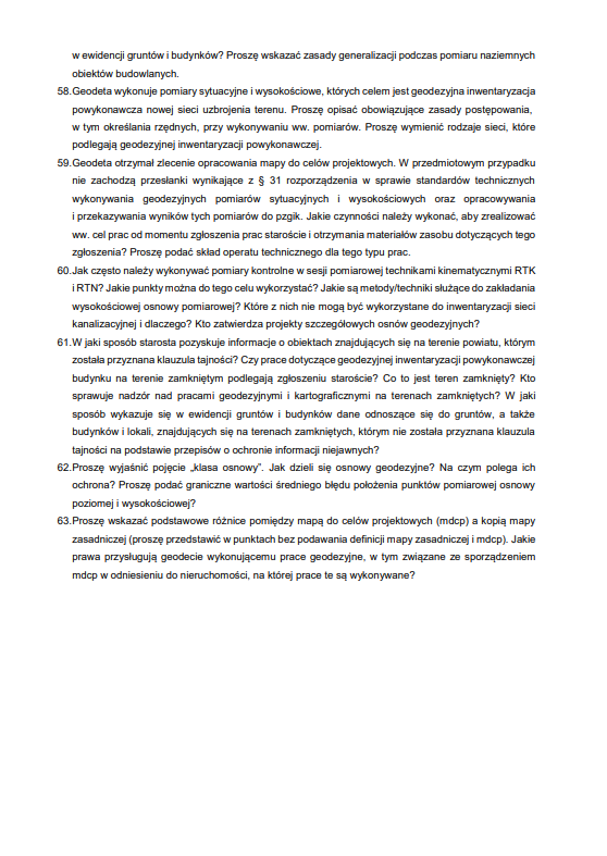 Baza Opracowanych Pytań GUGiK 2025 – Zakres 1 - obrazek 12