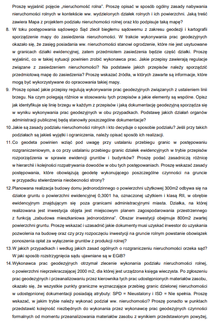 Baza Opracowanych Pytań GUGiK 2025 – Zakres 2 - obrazek 4