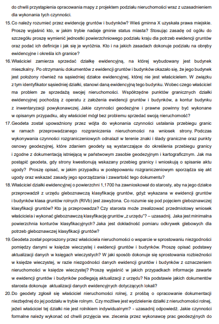 Baza Opracowanych Pytań GUGiK 2025 – Zakres 2 - obrazek 5