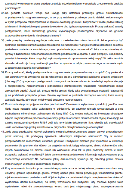 Baza Opracowanych Pytań GUGiK 2025 – Zakres 2 - obrazek 9